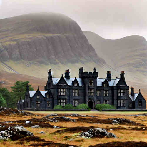 James Bond Drehorte – Anwesen aus Skyfall in Schottland, ähnliches Bild